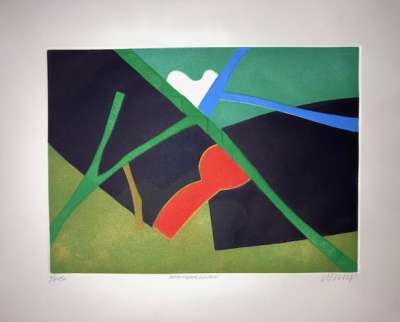 Petit voyage, lointain (Aquatinte) - Bertrand DORNY