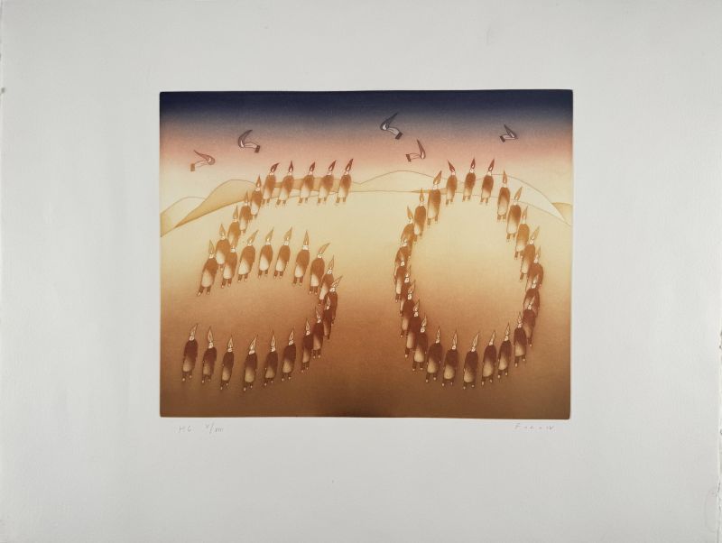 50 (Sérigraphie) - Jean-Michel FOLON