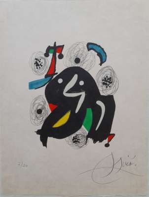 La mélodie acide (Litografía) - Joan  MIRO