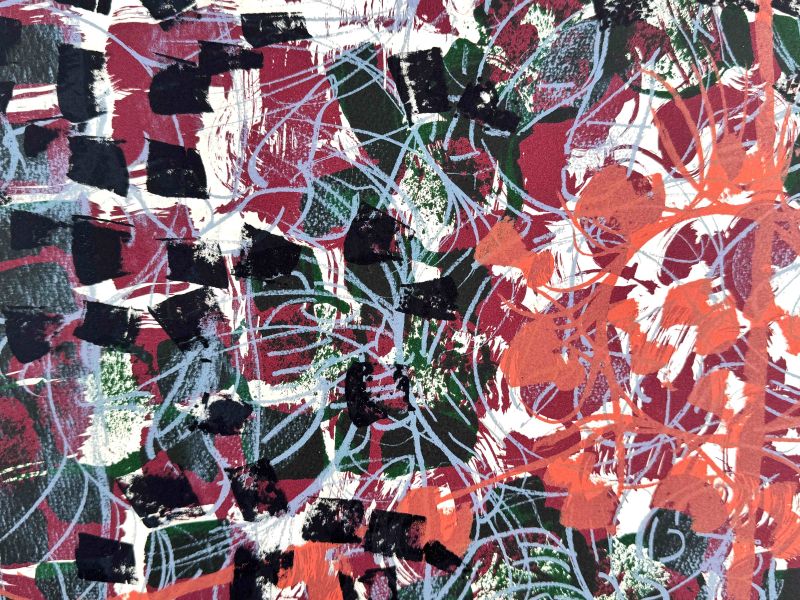 Nachmittag (Farblithographie) - Jean-Paul RIOPELLE