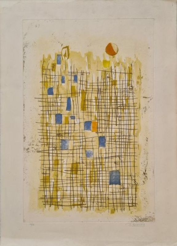 Soleil (Gravure) - Roger BISSIERE