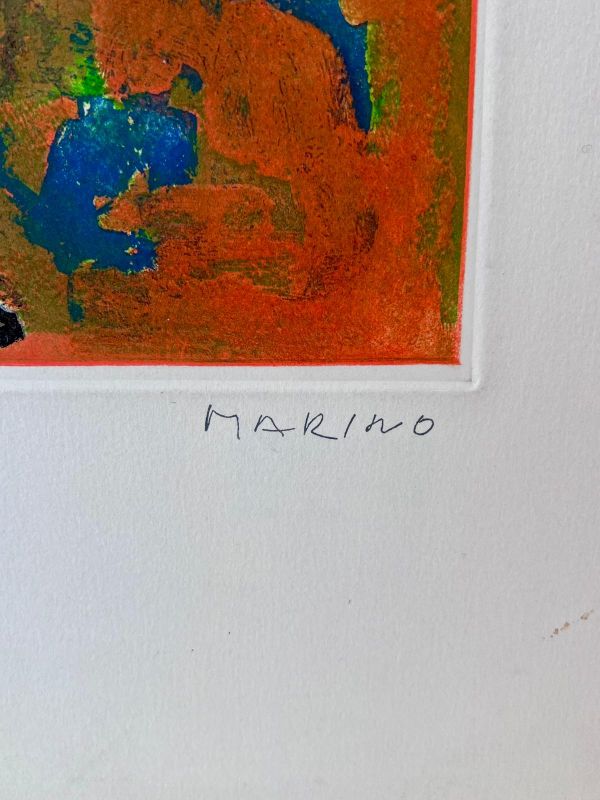 Los malabaristas (Aguafuerte y aguatinta) - Marino  MARINI