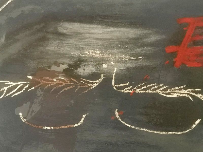 Hommage à Picasso (Lithographie) - Antoni  TAPIES