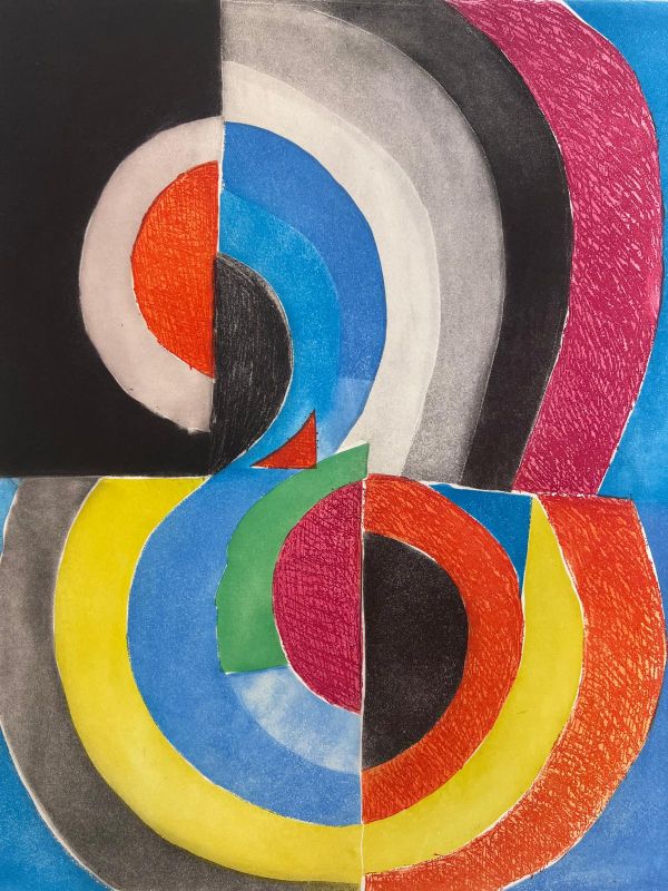 Plougastel (Aguafuerte y aguatinta) - Sonia DELAUNAY