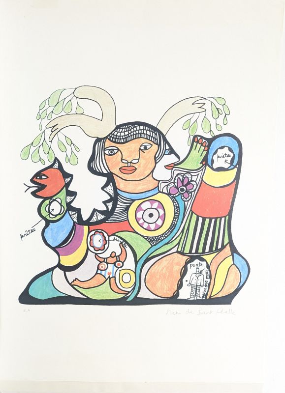 Hommage an das Leben (Offsetdruck) - Niki DE SAINT PHALLE