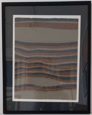Sillons de sable (Lithographie) - Raoul UBAC