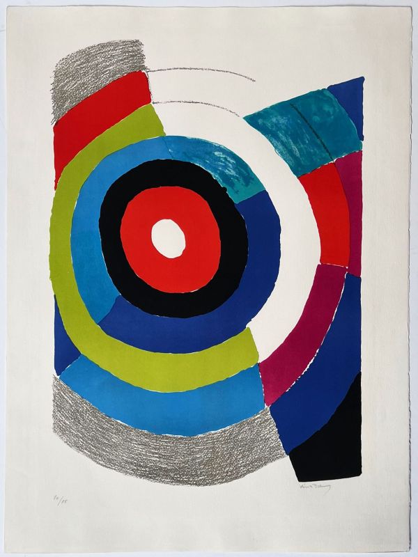 Cible (Lithograph) - Sonia DELAUNAY