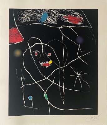El Pi De Formentor (Etching and aquatint) - Joan  MIRO
