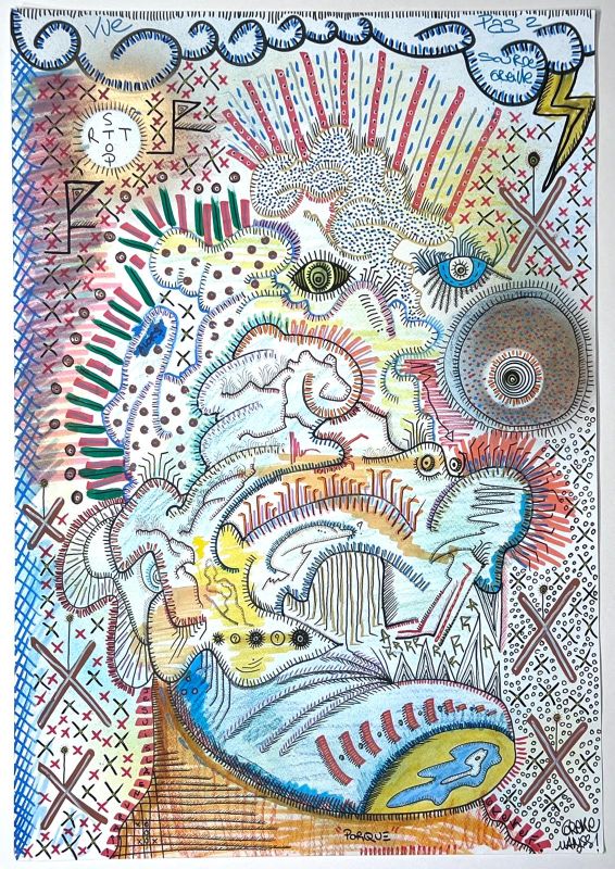 Brut : 1205 (Technique mixte (contemporain)) -  Gréké