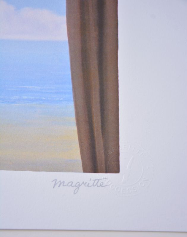 Abziehbild (Farblithographie) - René MAGRITTE