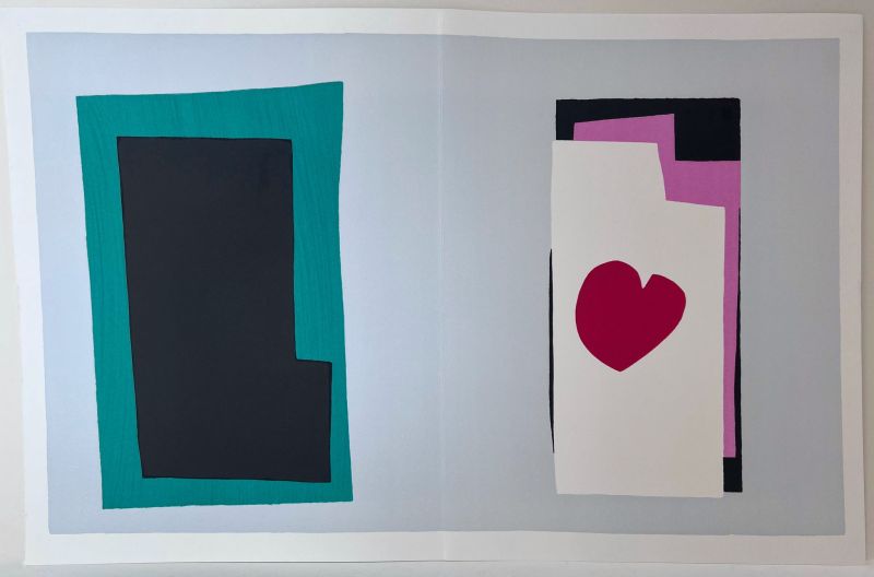Le coeur (Lithographie) - Henri  MATISSE
