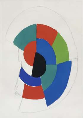 Les illuminations de Rimbaud (Stencil) - Sonia DELAUNAY