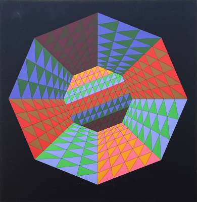 Heisenberg (Sérigraphie) - Victor  VASARELY