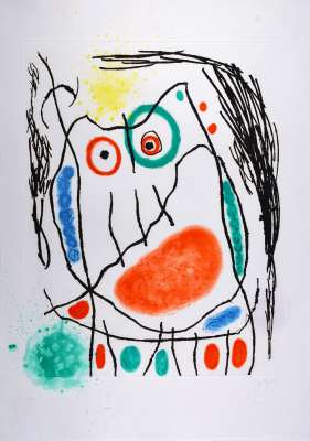 B&uacute;ho real (Aguafuerte y aguatinta) - Joan  MIRO