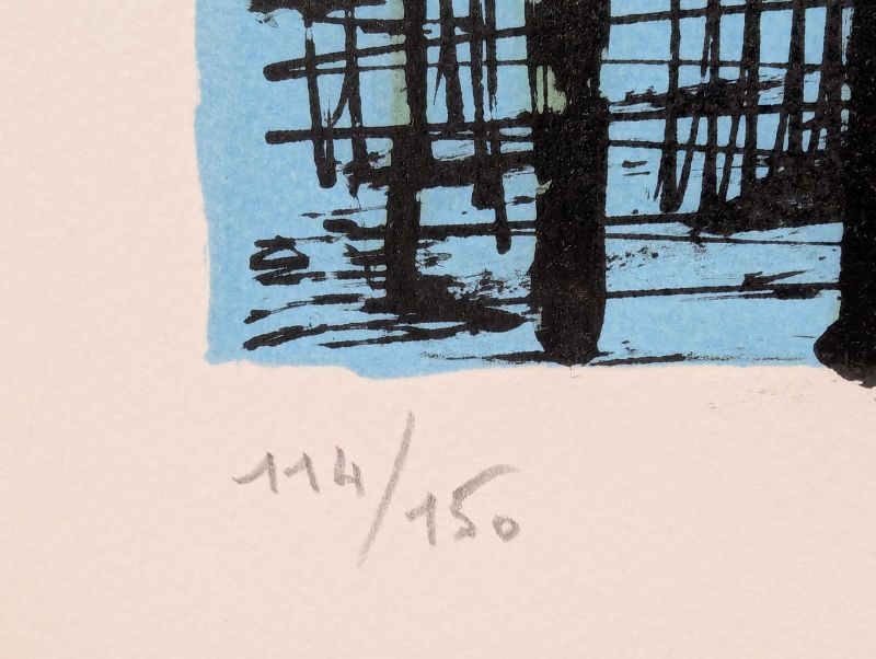 Le Palais des Doges (Lithographie) - Bernard BUFFET