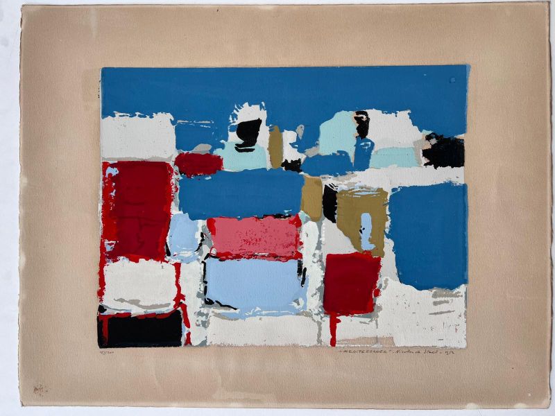 Méditerranée (Plantilla) - Nicolas DE STAËL