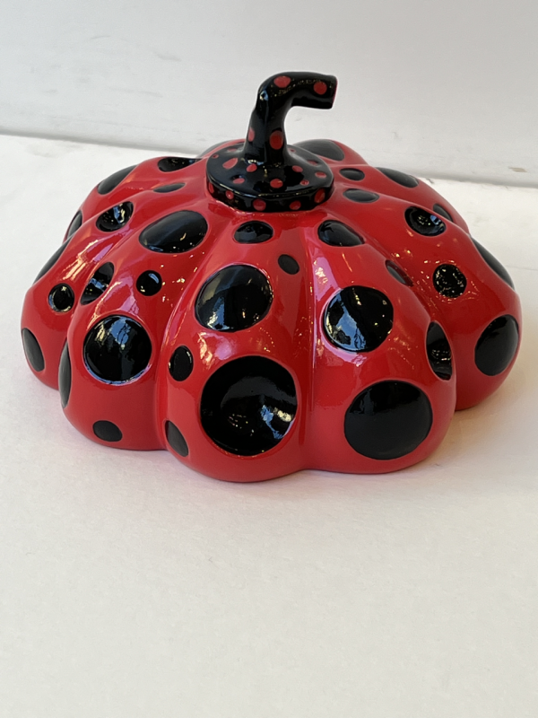 Naoshima Red Pumpkin (Resin) - Yayoi KUSAMA