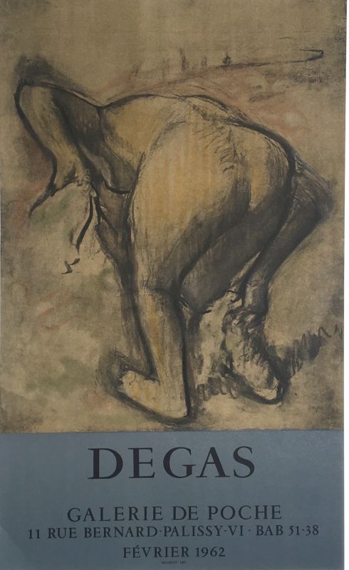 Galerie de poche (Plakat) - Edgar DEGAS