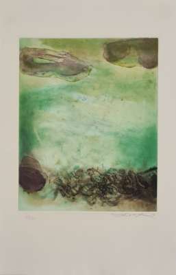 Canto Pisan (planche 8) (Eau-forte et aquatinte) - Wou-ki  ZAO