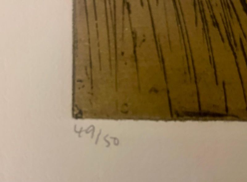 G 30-1958 Vallée (Eau-forte) - Anna-Eva BERGMAN