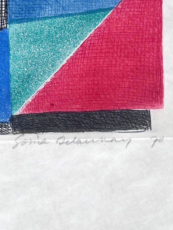 Avec moi-même (Radierung und Aquatinta) - Sonia DELAUNAY