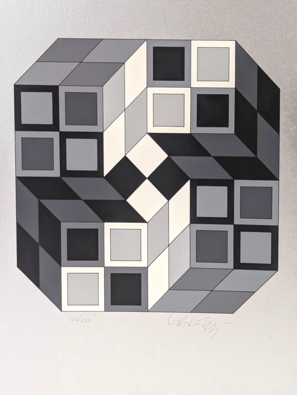 Microcosmos (Silkscreen) - Victor  VASARELY