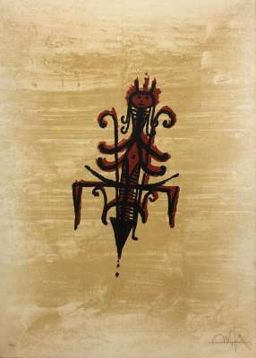 El ultimo viaje del buque fantasma - 7 (Lithographie) - Wifredo LAM