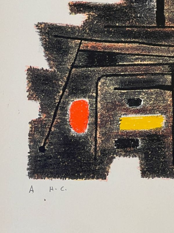 L'Anc&ecirc;tre (Lithograph) - Gustave  SINGIER