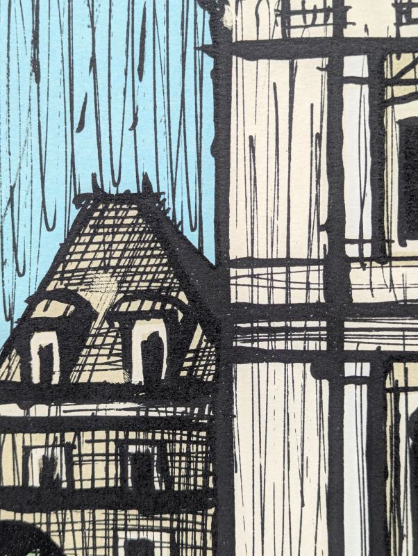Les Invalides (Litografía) — Bernard BUFFET — Vista de detalle