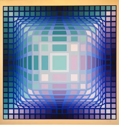 Koska-Pint (Silkscreen) - Victor  VASARELY