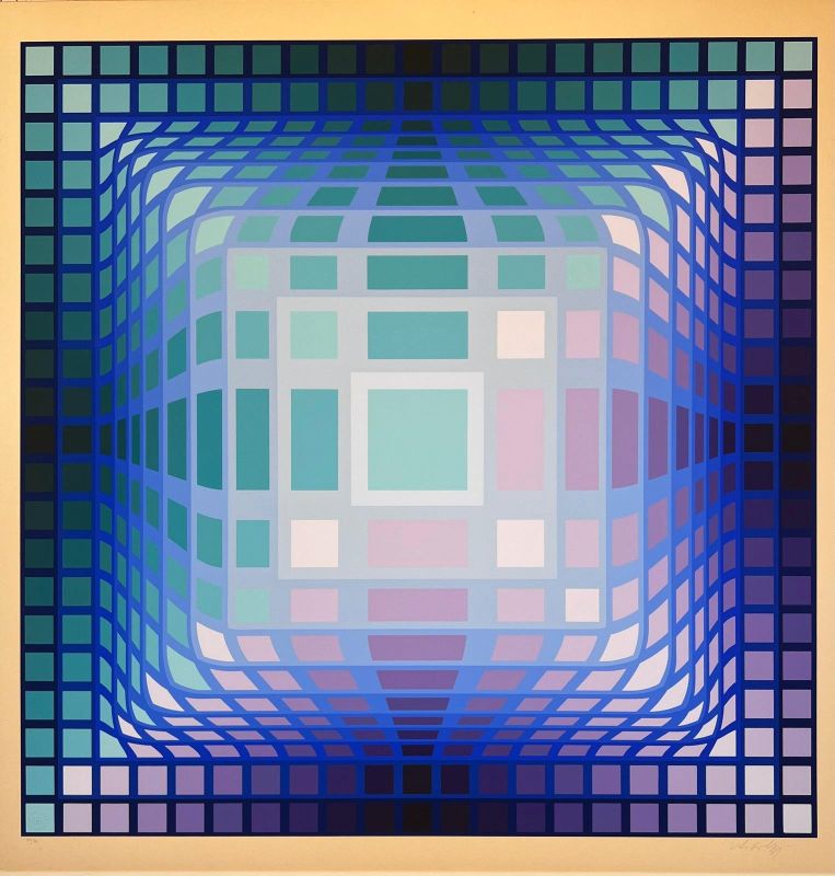 Koska-Pint (Serigrafía) - Victor  VASARELY