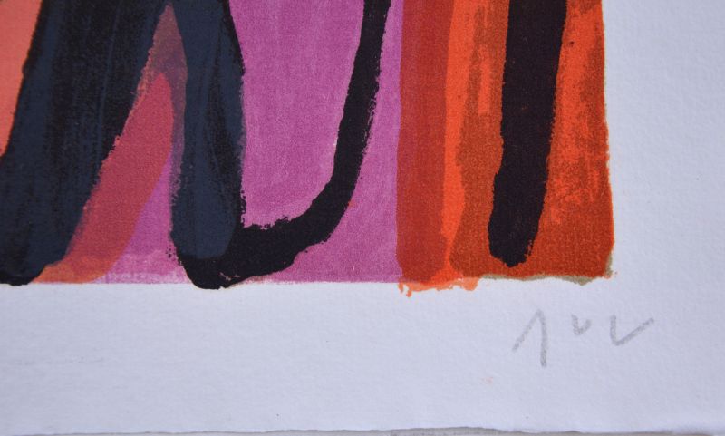 En sus voces, las aguas (Litografía) - Bram   VAN VELDE