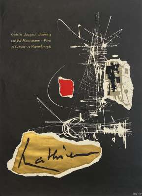 Galerie Jacques Dubourg (Poster) - Georges MATHIEU