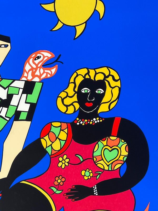 Les fiancés de Knokke (Sérigraphie) - Niki DE SAINT PHALLE