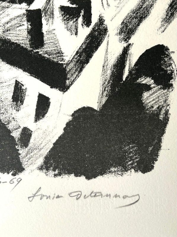 Robert Delaunay (1885-1941) // Fenêtre sur la ville (Farblithographie) -  Artistes Divers