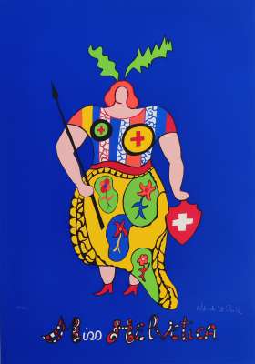 Miss Helvetica (Sérigraphie) - Niki DE SAINT PHALLE