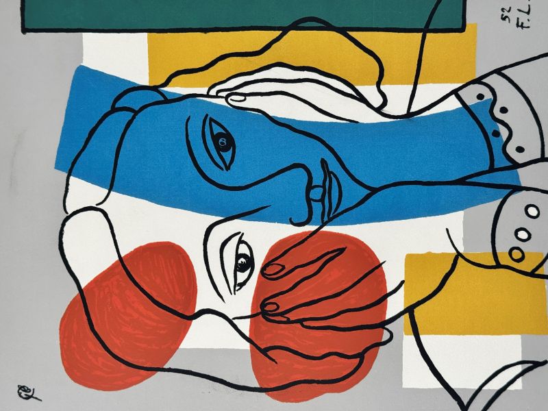 Portr&auml;t einer Frau (Siebdruck) - Fernand LEGER