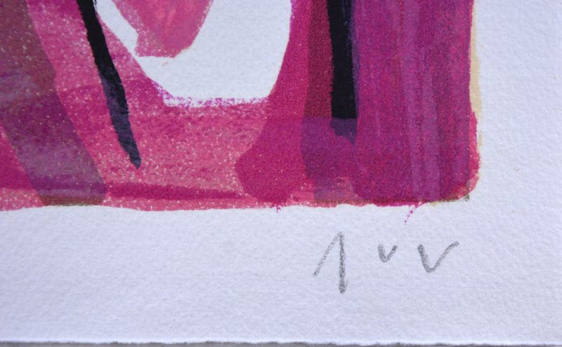 En sus voces, las aguas (Litografía) - Bram   VAN VELDE