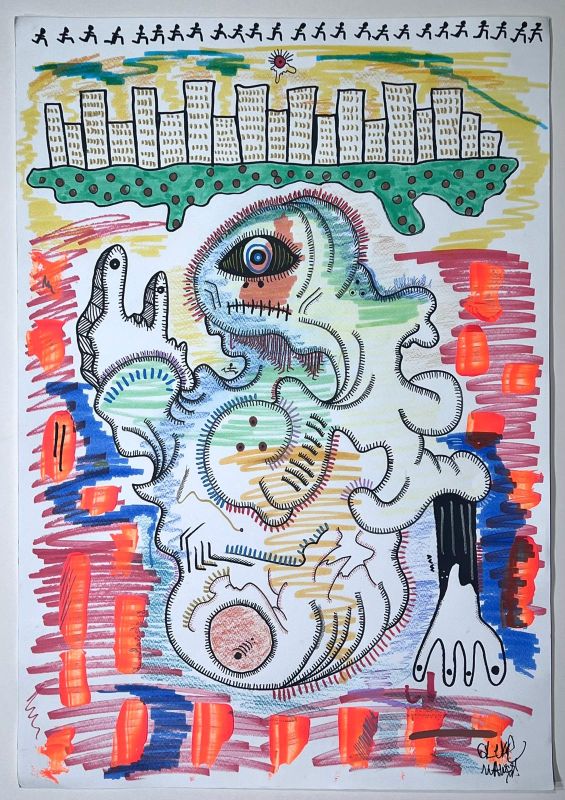 Sans titre (Technique mixte (contemporain)) -  Gréké