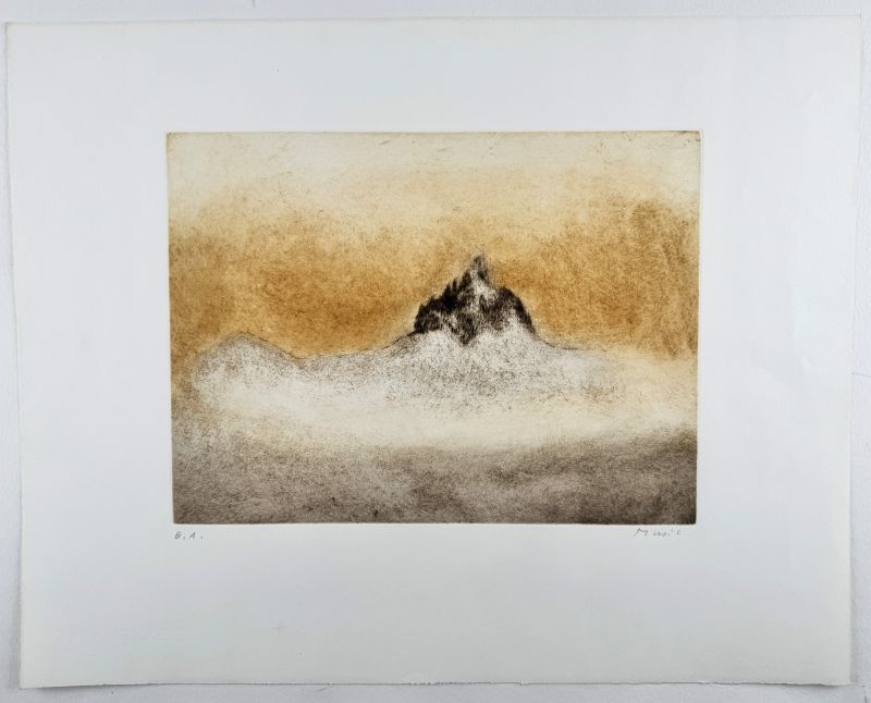 Becco di Mezzodi (Etching and aquatint) — Zoran MUSIC — View with margins