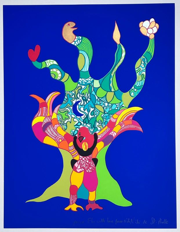 L'oiseau amoureux (Sérigraphie) - Niki DE SAINT PHALLE