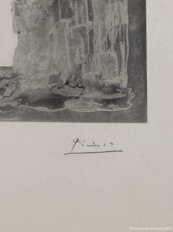 Peintre et modèle aux cheveux longs (Aquatinte) - Pablo  PICASSO