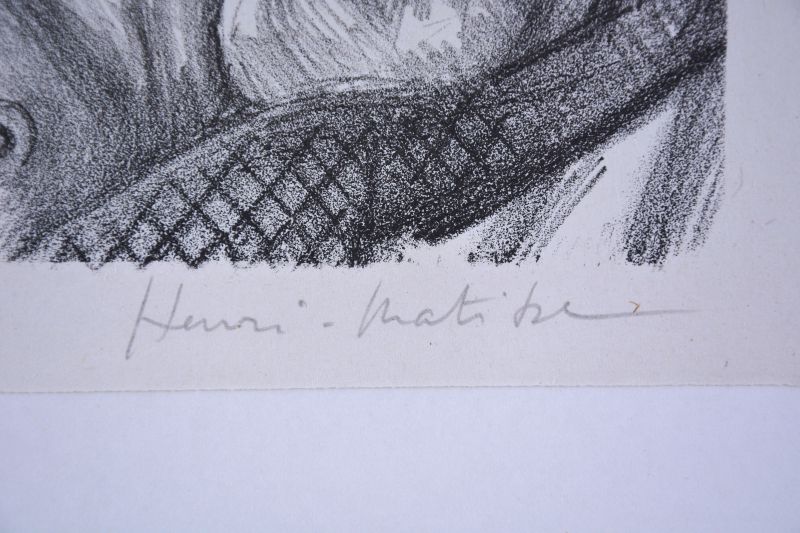 The Model's Rest (Lithograph) - Henri  MATISSE