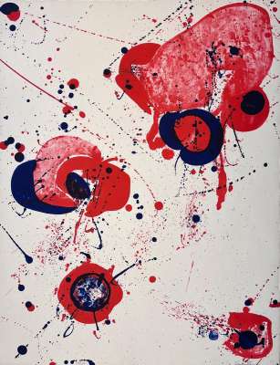 Sans titre (SF 49) (Lithographie) - Sam FRANCIS