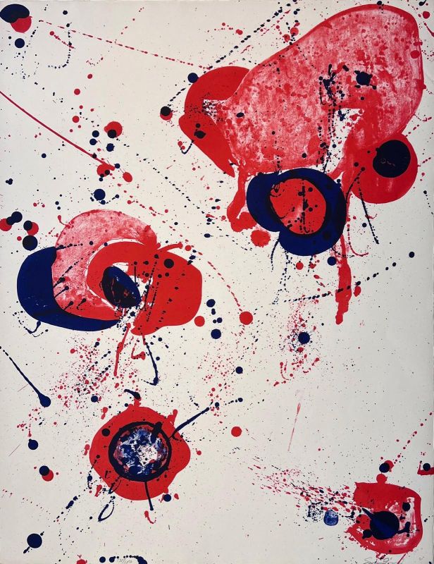 Sans titre (SF 49) (Lithographie) - Sam FRANCIS
