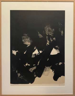 Lithographie n°13 (Lithograph) - Pierre  SOULAGES