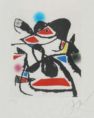 Le Marteau sans maître (Eau-forte et aquatinte) - Joan  MIRO