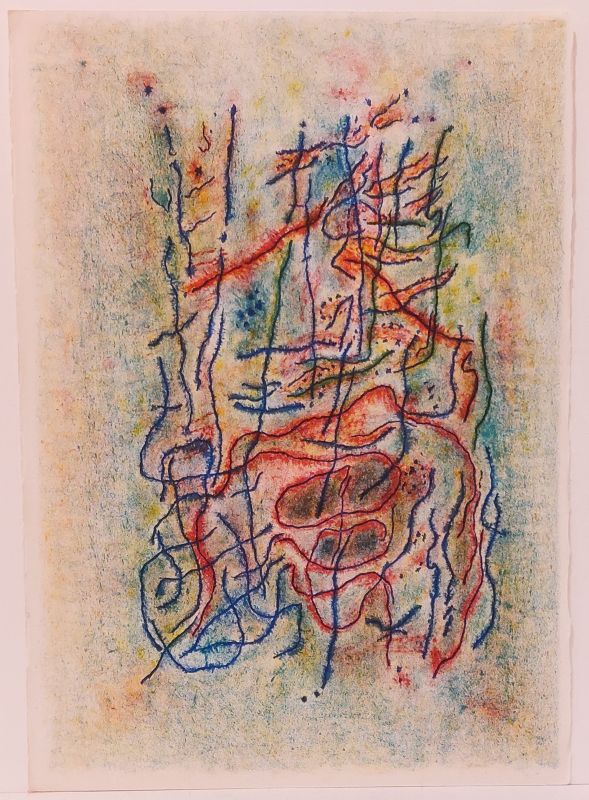 Un balcon en forêt (Lithographie) - Gustave  SINGIER