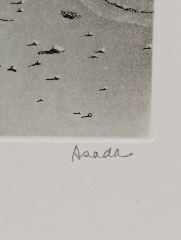 ASADA Hiroshi (1931-1997) // Sans titre (Aguatinta) -  Artistes Divers