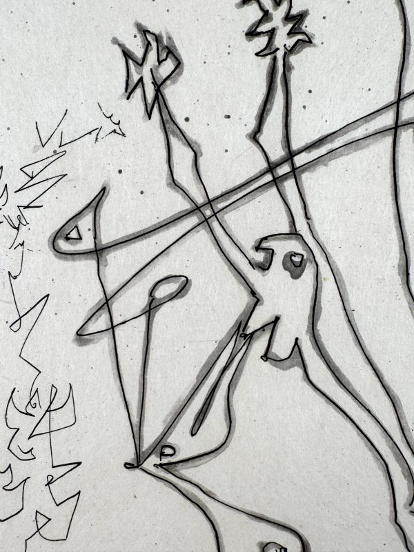 Pour Saint-Pol Roux (Etching and aquatint) - André  MASSON